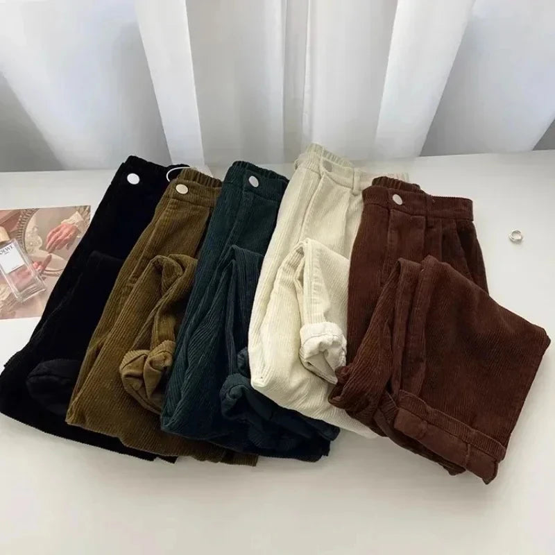 Corduroy Pants Set