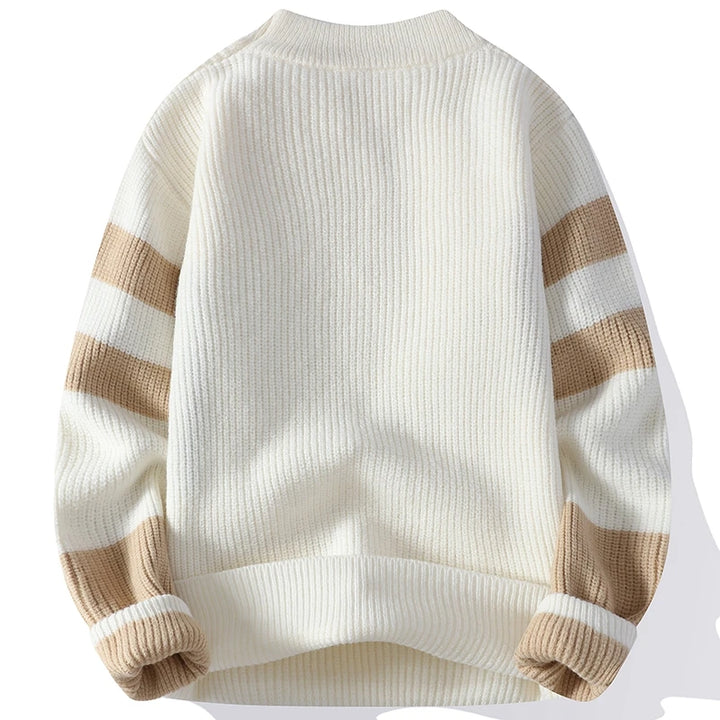 Modern Colorblock Knit Sweater