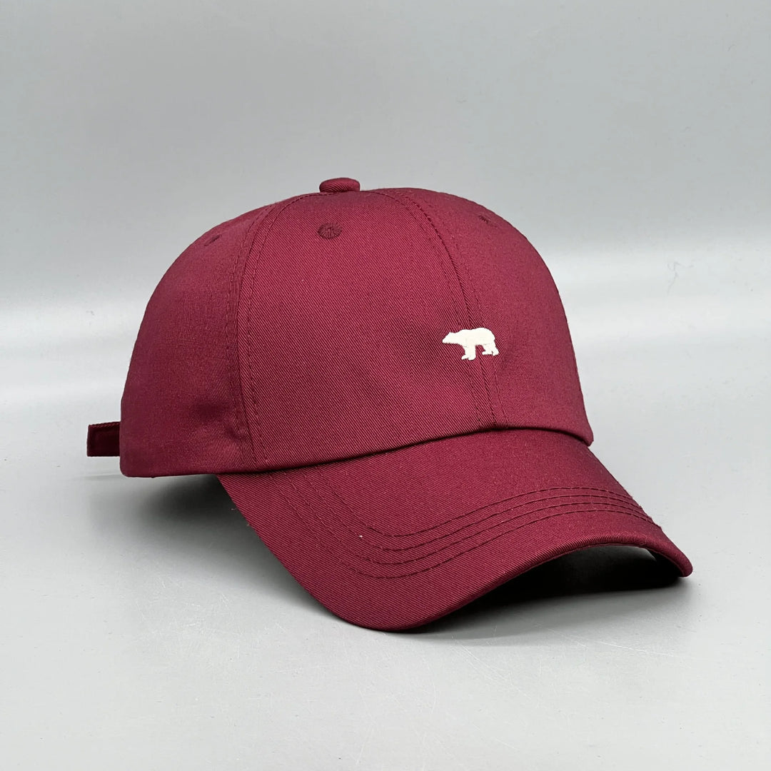 Vexior Cotton Baseball Cap with Polar Bear Embroidery
