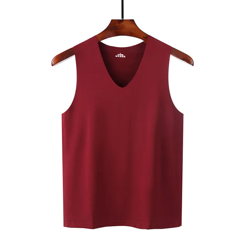 Veyron Seamless Mens Athletic Silk Tank Top