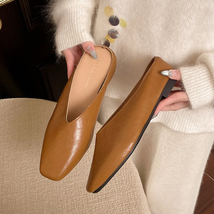 Chiara Leather Flats
