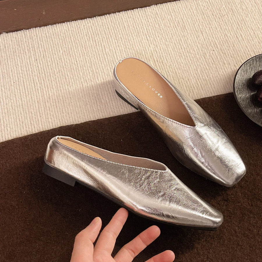 Chiara Leather Flats