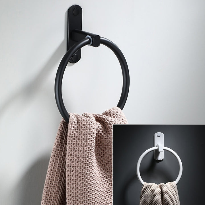 Matte Black Towel Holder