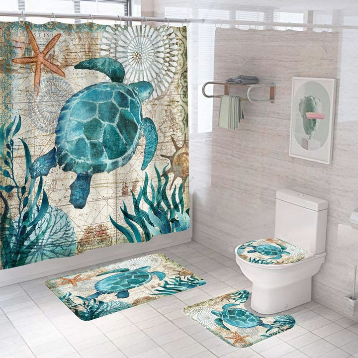 Sea Turtle Shower Curtain