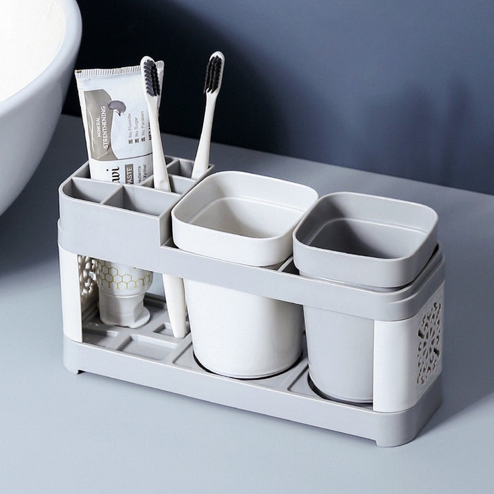 Multi-Function Toothbrush Rack